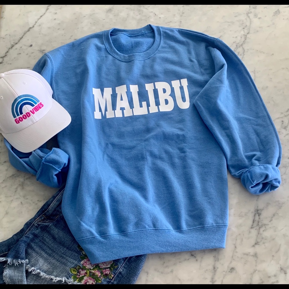 Malibu California Sweatshirt, California Souvenir
